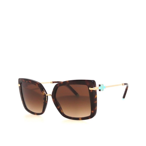 Tiffany & Co TF4185 4185 80153B Havana Brown Gradient Sunglasses main image 6